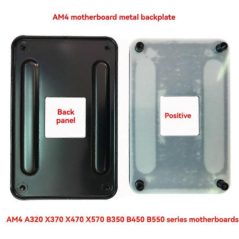 CPU Heatsink Bracket Backplane Backplate Back Sheet Metal Plate for AM4 Platform