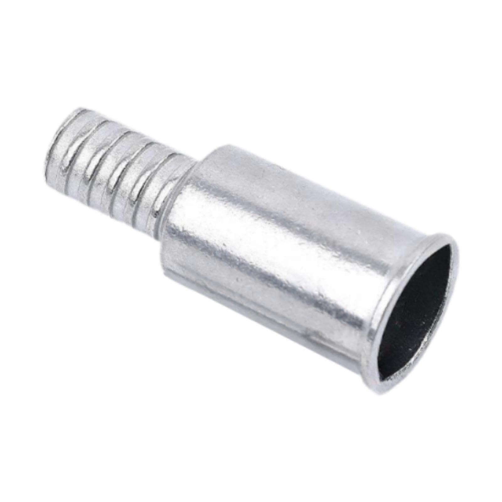 Broom Handle Replacement Tip 22mm Threaded End for Push Mop Pole Adapter Silver Durable