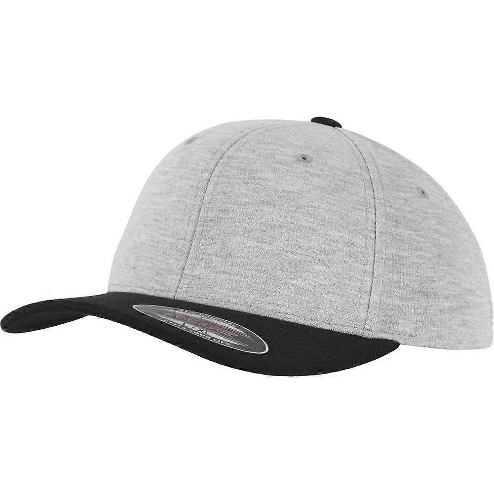 Flexfit DOUBLE JERSEY extensible Cap - Gris / noir