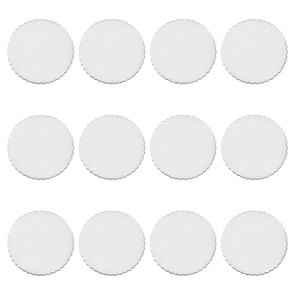 304 Stainless Steel Sheets Flat Round 32x2mm 12pcs/set