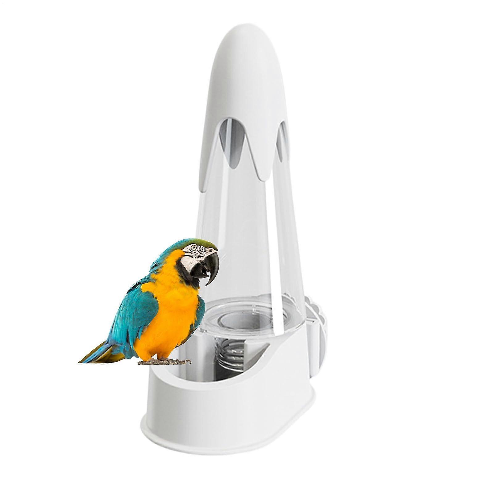 Bird Water Dispenser and Automatic Bird Feeder for Parakeets, Cage Mounted ABS Bottle, Easy Install