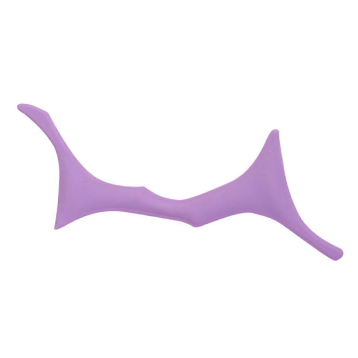 Reusable Silicone Eyebrow Stencil Brow Shaping Template Purple Smudge Makeup Guide