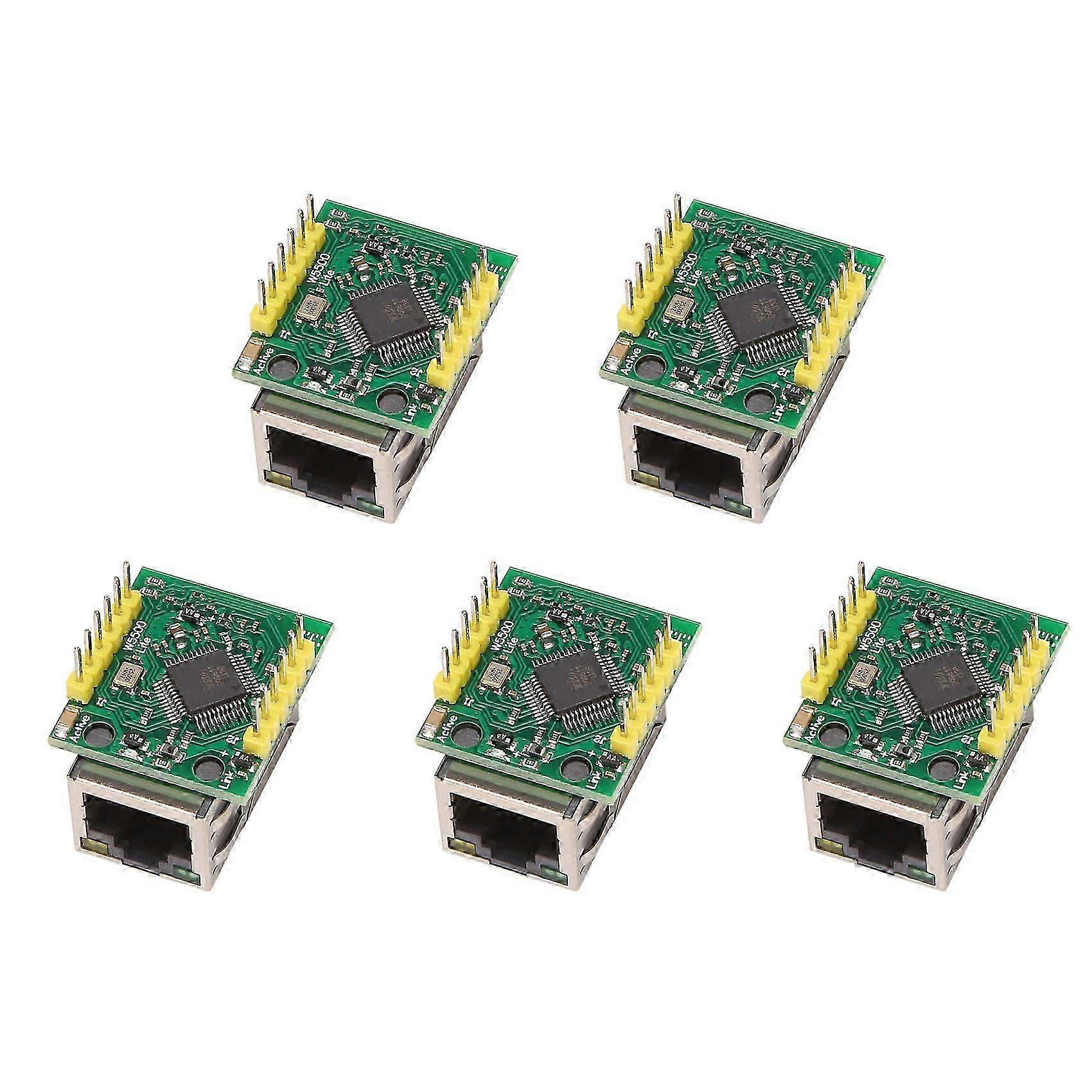 5X W5500 Ethernet Network Module SPI Interface Ethernet/TCP/IP Protocol Compatible WIZ820Io
