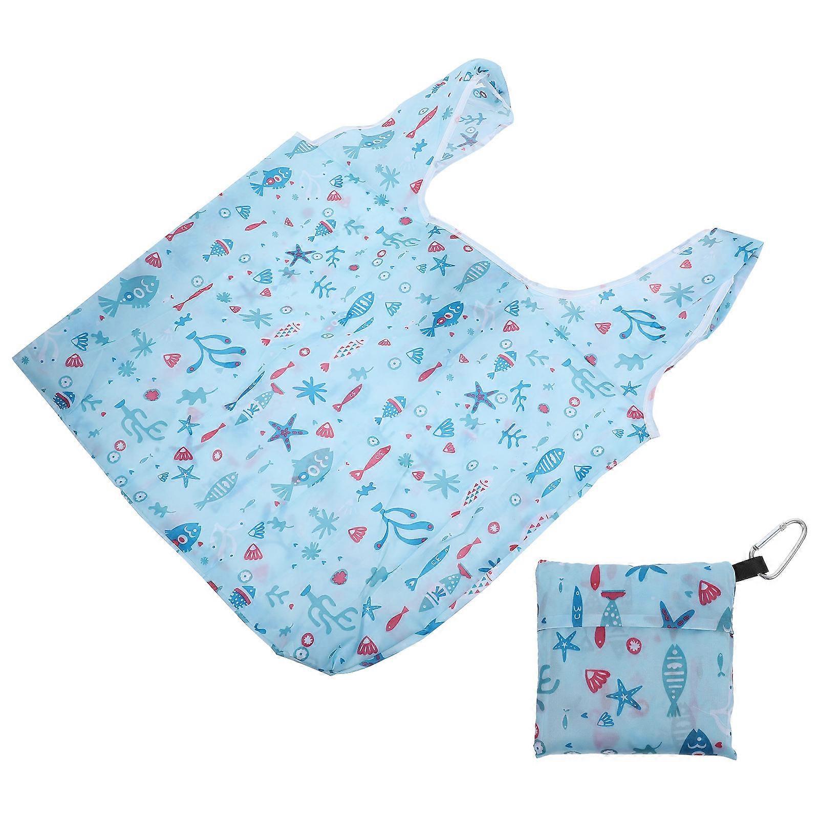 Handbag Shopping Bag for Storage 2Pcs Eco-Friendly Foldable Polyester Tote