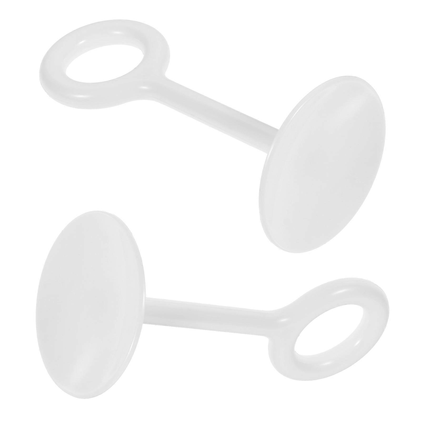 Soybean Milk Machine Stirrer for Squeezing Residue 2Pcs Plastic White