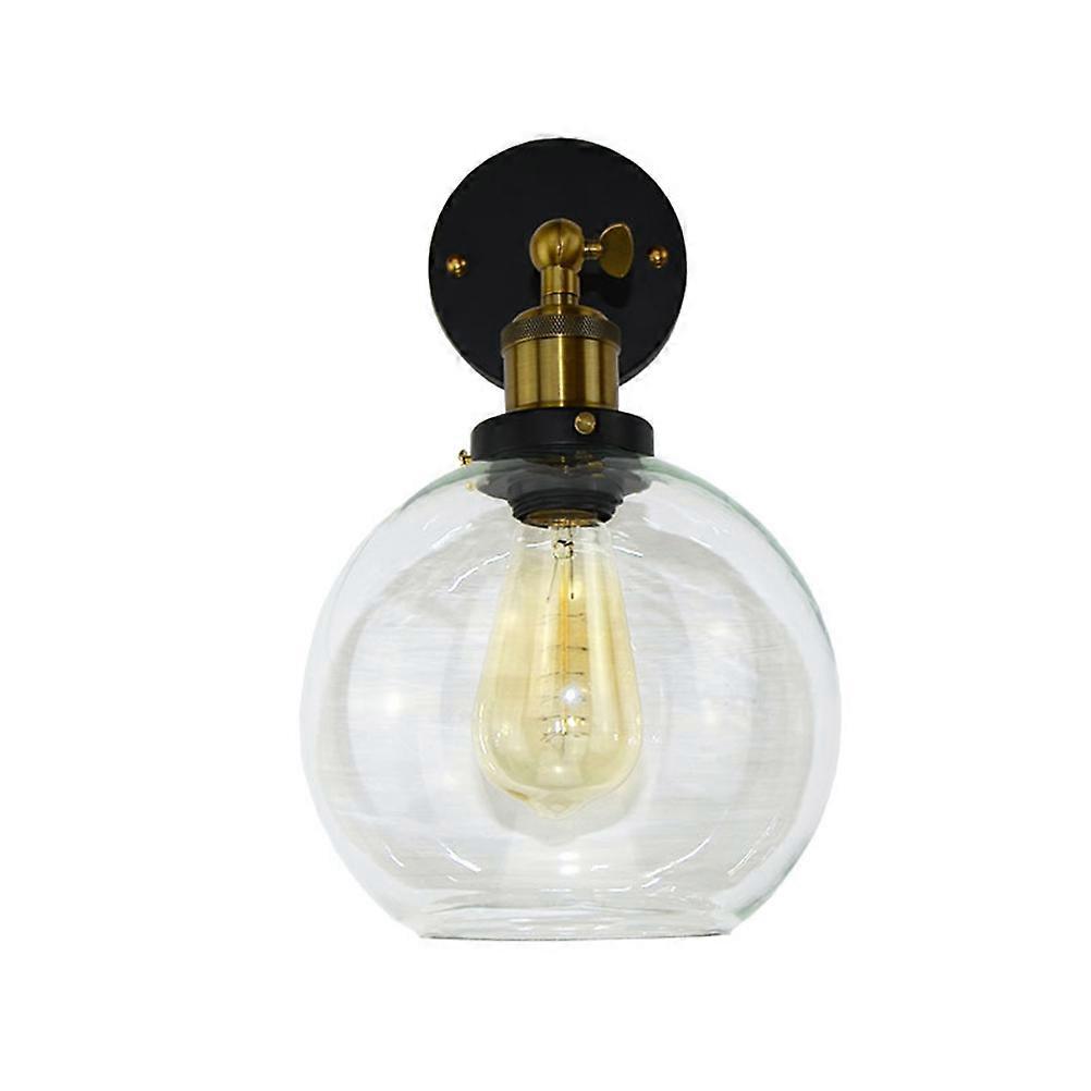Wall Light Glass Round Shape for Wall Hanging 220V E27 Transparent