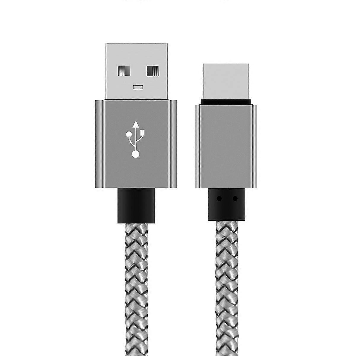 Fast Charging Cable USB Type C for Data Transfer 3Pcs Nylon Braided Cable