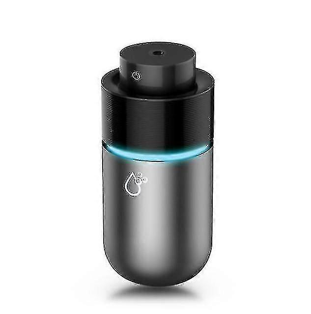 Bil Diffusor Bil Luftfugter, Usb Æterisk Olie Diffusorer 200ml Stor kapacitet Aromaterapi Diffusor (sortgrå)