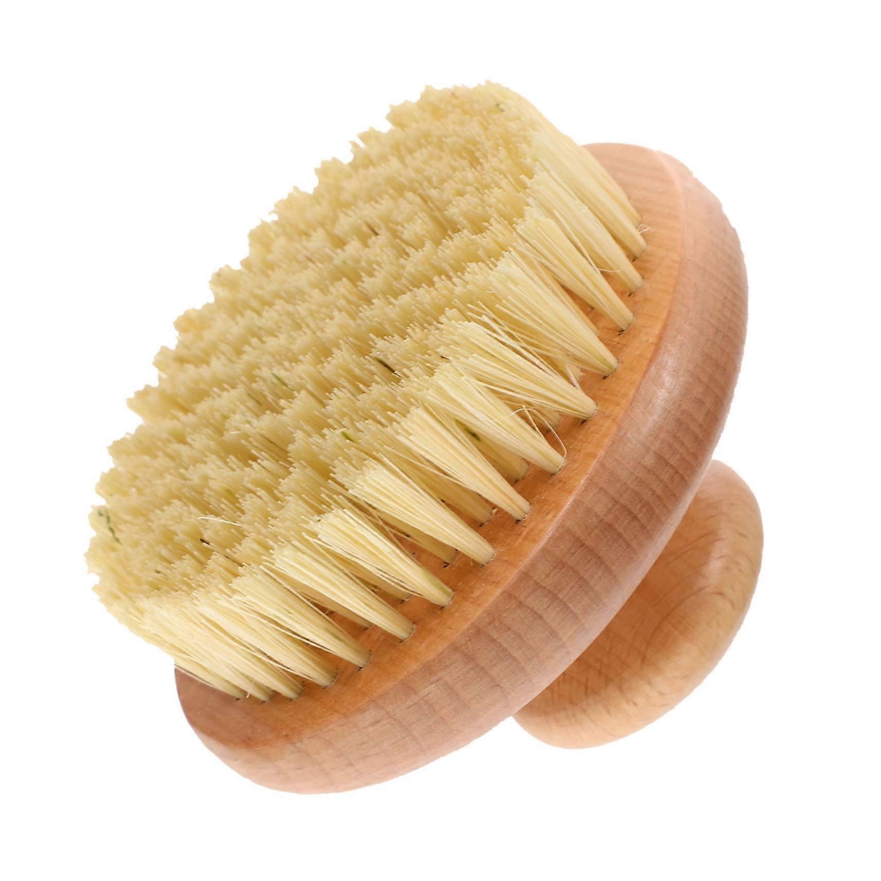 Bath Brush with Handle for Exfoliating and Back Scrubbing, Ergonomic Grip for Deep Cleansing