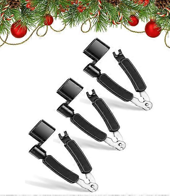 3 in 1 Guitar String Changing Tool, Guitar String Winder Cutter, Guitar Bridge Pin Puller for Guitar String Changing 3PC
