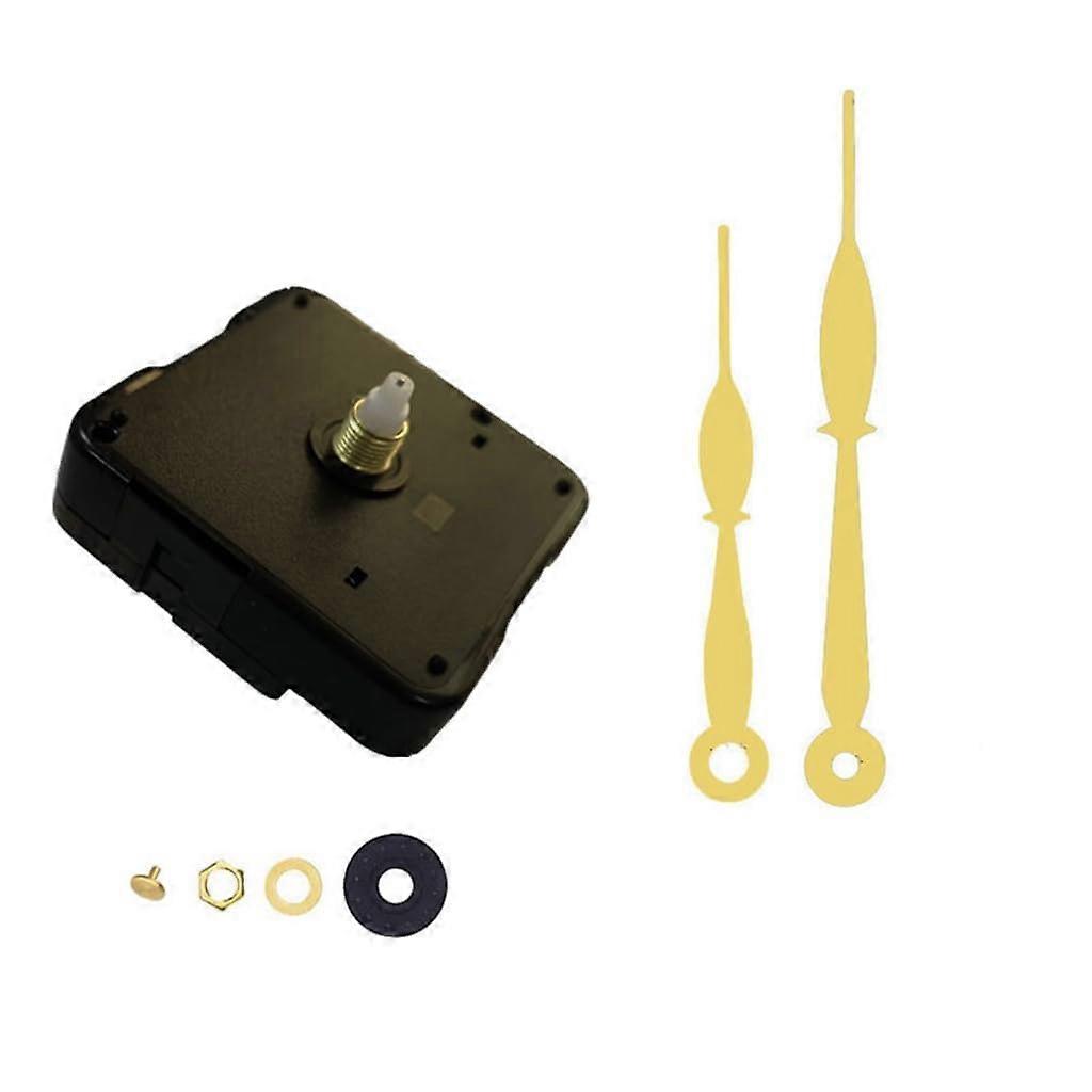 Torque Clock Movement Mechanism with Hands, Golden Second Point Swing Wall Clock Motor