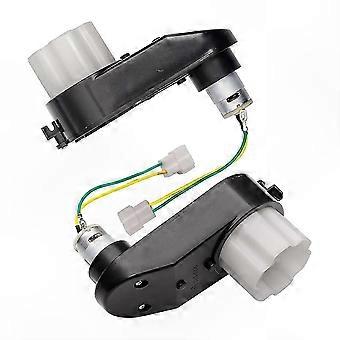 2 kpl 12 V RS390 16000 RPM DC-moottori vaihteistolla lasten ajettaviin autoihin, sähköleluajoneuvoihin