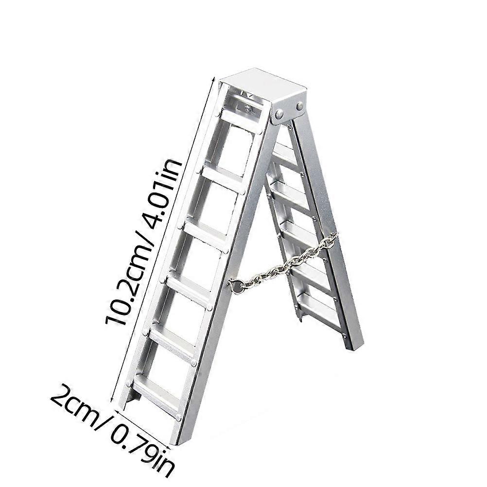 Rc Car Ladder Model Climbing Car Simulation Ladder Silver