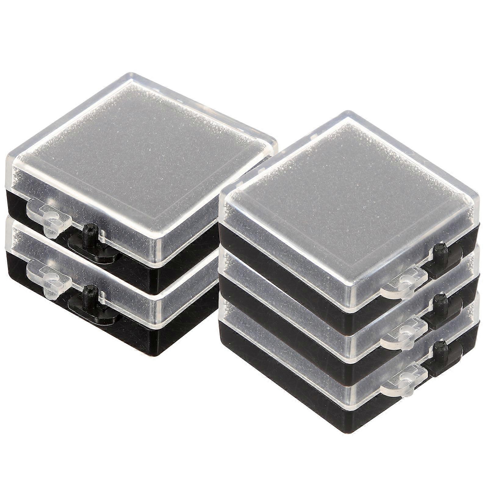 5pcs  Anti-static Box Chip Case Electronic Component Organizer Chip Container