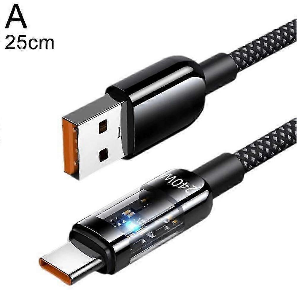 240W USB Type C Cable Fast Charging Cable For Laptop Table