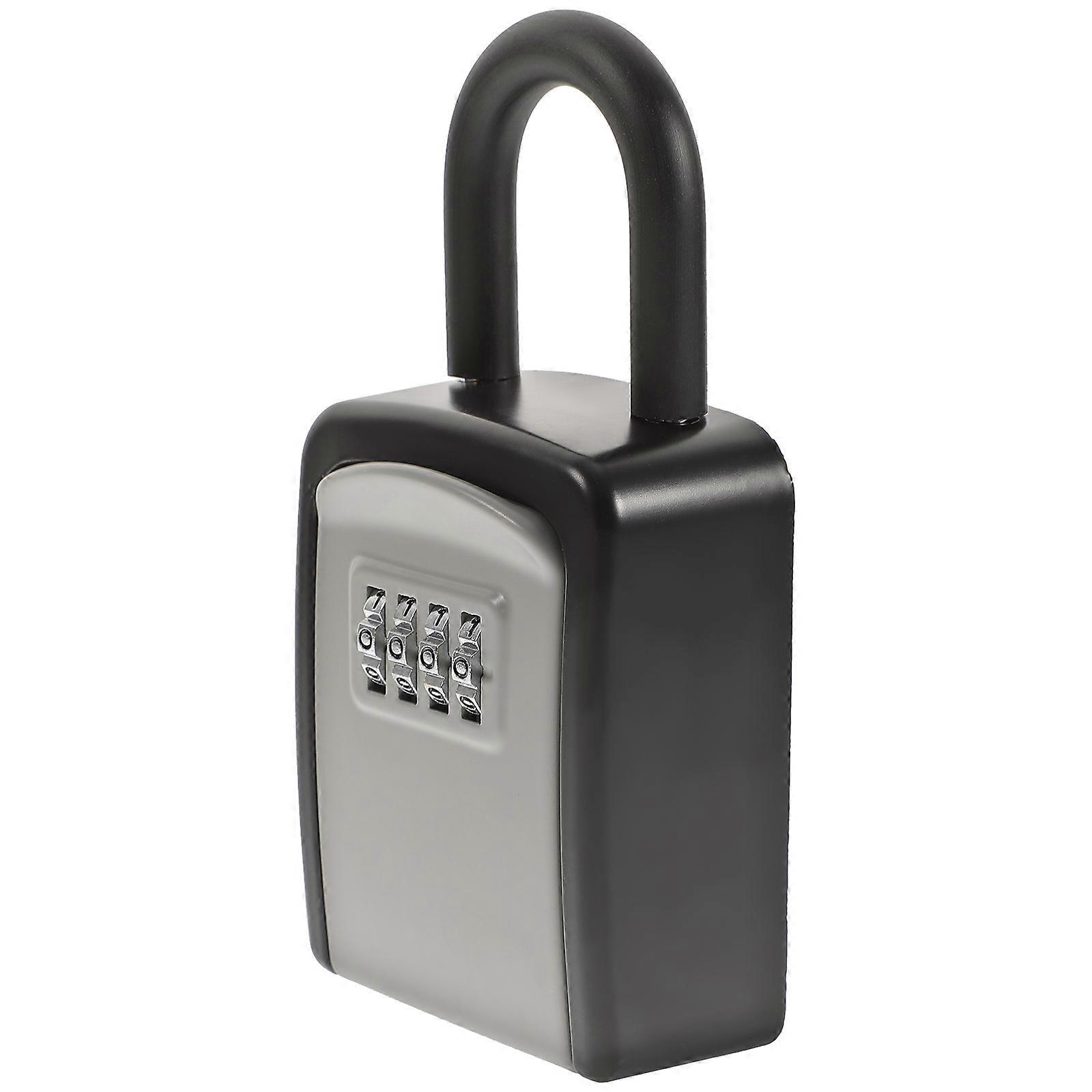 Wall Mounted Lock Box Key Safe Box with 4-Digit Resettable Code