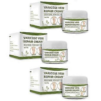 3 Stück Krampfadern-Creme, effektive Krampfader- und Besenreiser-Behandlung