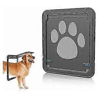 2024 Haustiertür Katze Mikrochip Haustiertür Tür für große Hunde Haustiertür für Bildschirmtür 4-Wege-Schloss