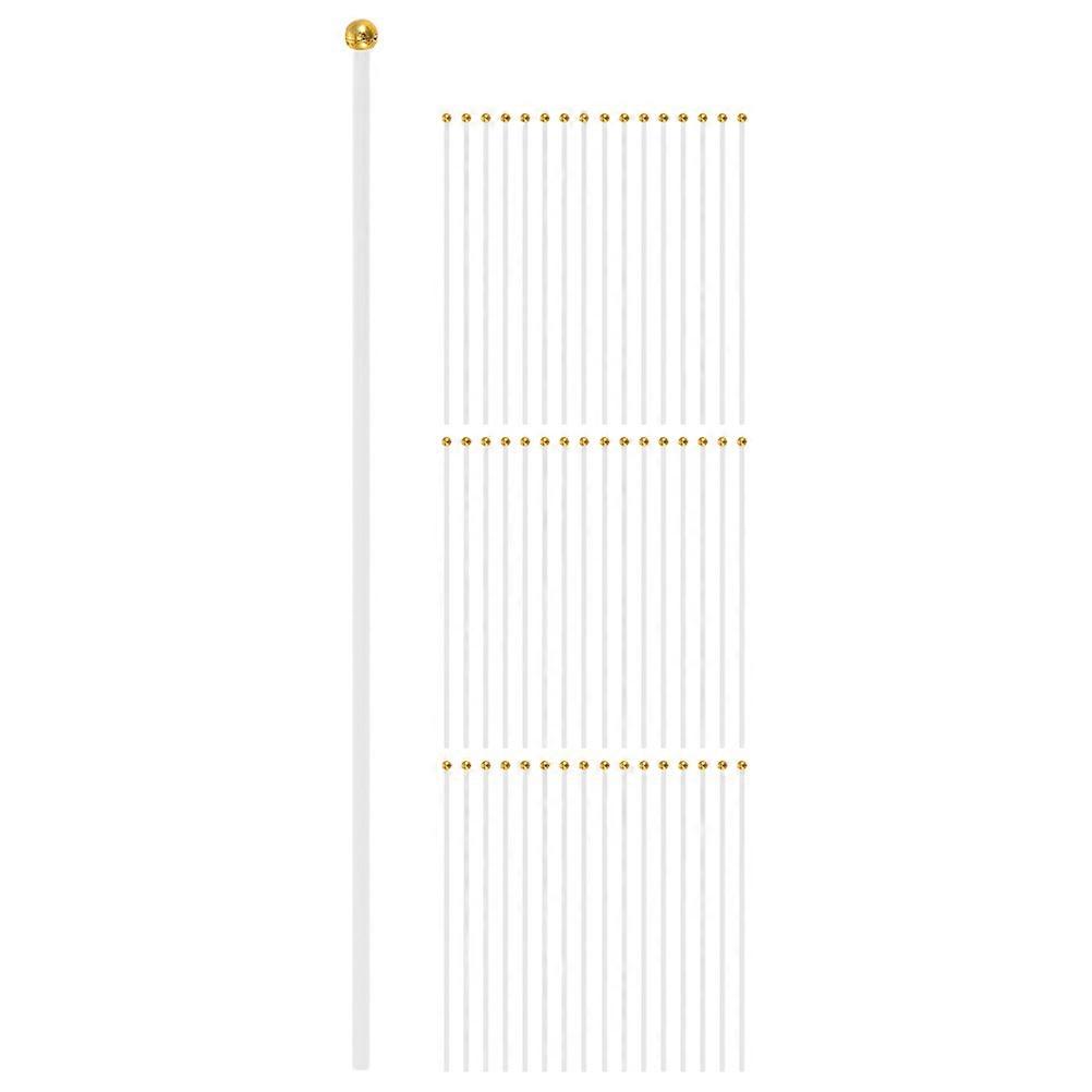 Plastic Flagpole Flag Sticks for Handheld Flag Pole 100Pcs Collection