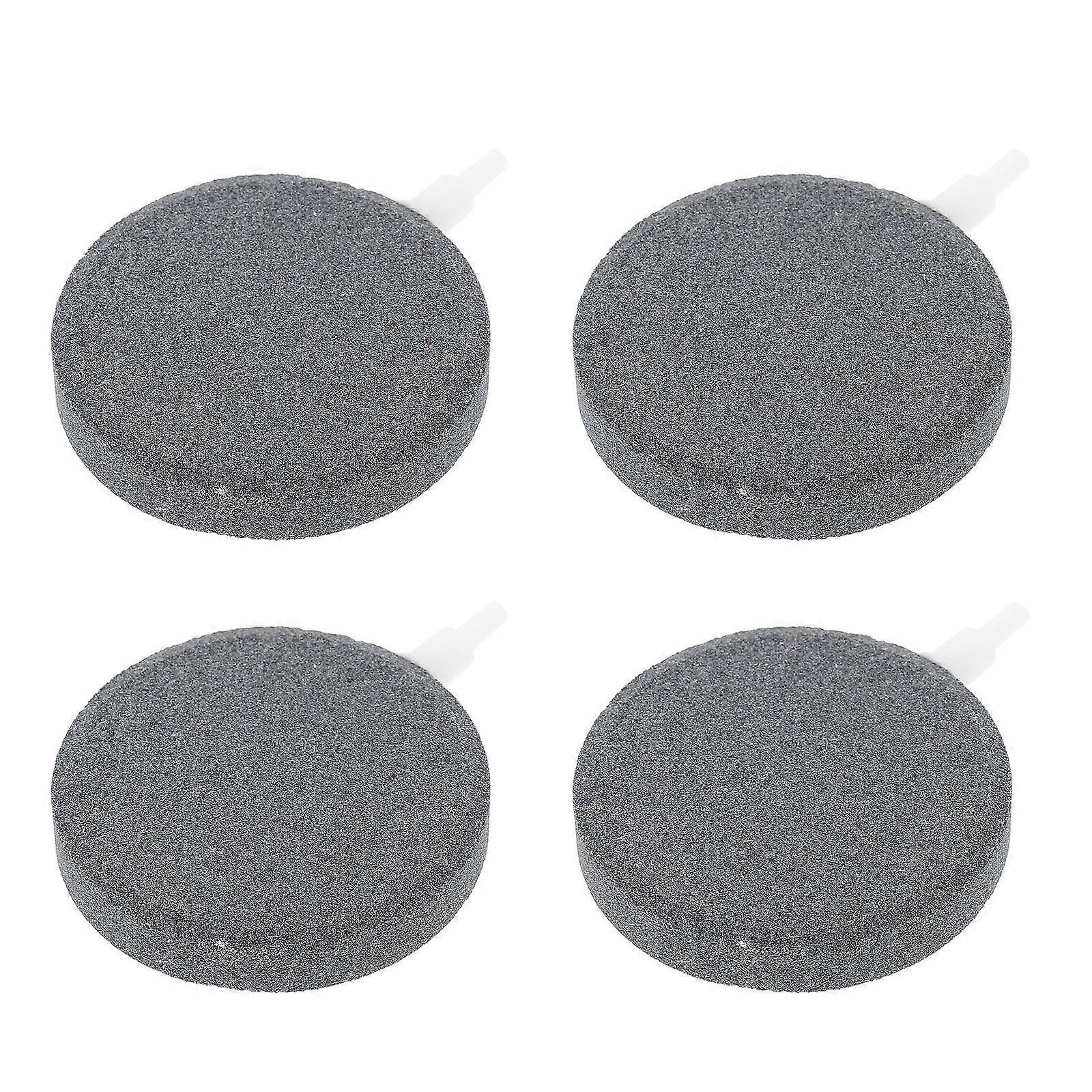Aquarium Air Bubbler Round Bubble Diffusers for Oxygenation 4Pcs Set
