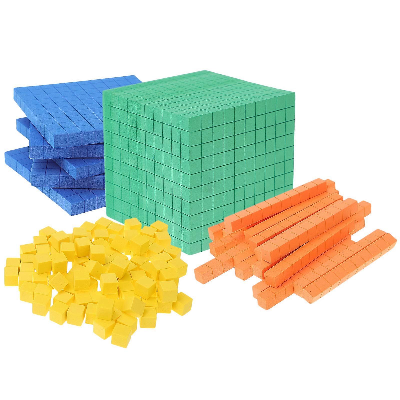 1 Set Math Counting Cube Educational Learning Children Toy Counting Toy