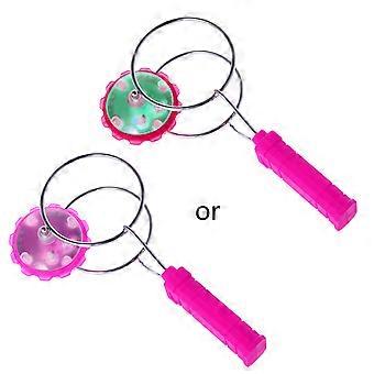 Magnetisk Gyro Hjul Magisk Spinning LED Farverigt Lys Gyro YoYo Legetøj Børn Gaver Rose Rød