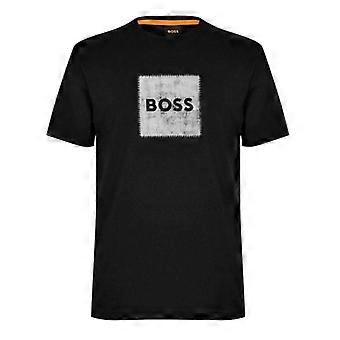 Boss Mens Stitched Cotton Logo T-Shirt