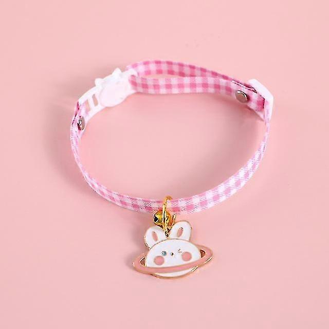 Cat Collar with Pendant, Safety Adjustable Cat Collars Set M Size