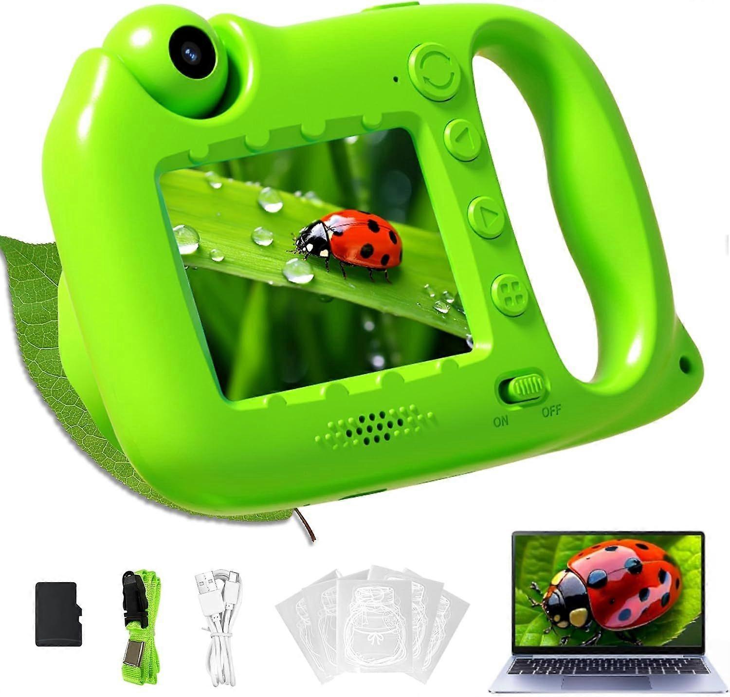 Microscope for Kids, 1000X Handheld Digital Microscope with 2.4" IPS Screen,