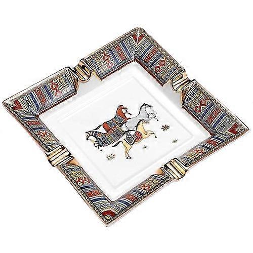 Ceramic Cigar Ashtray with Four Slot Large Design