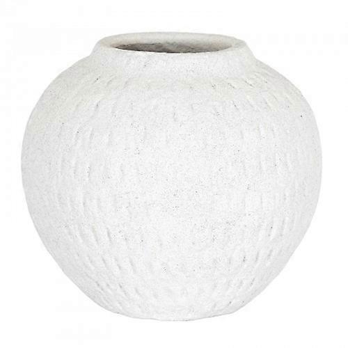 Vaso rotondo color cenere di Hill Interiors