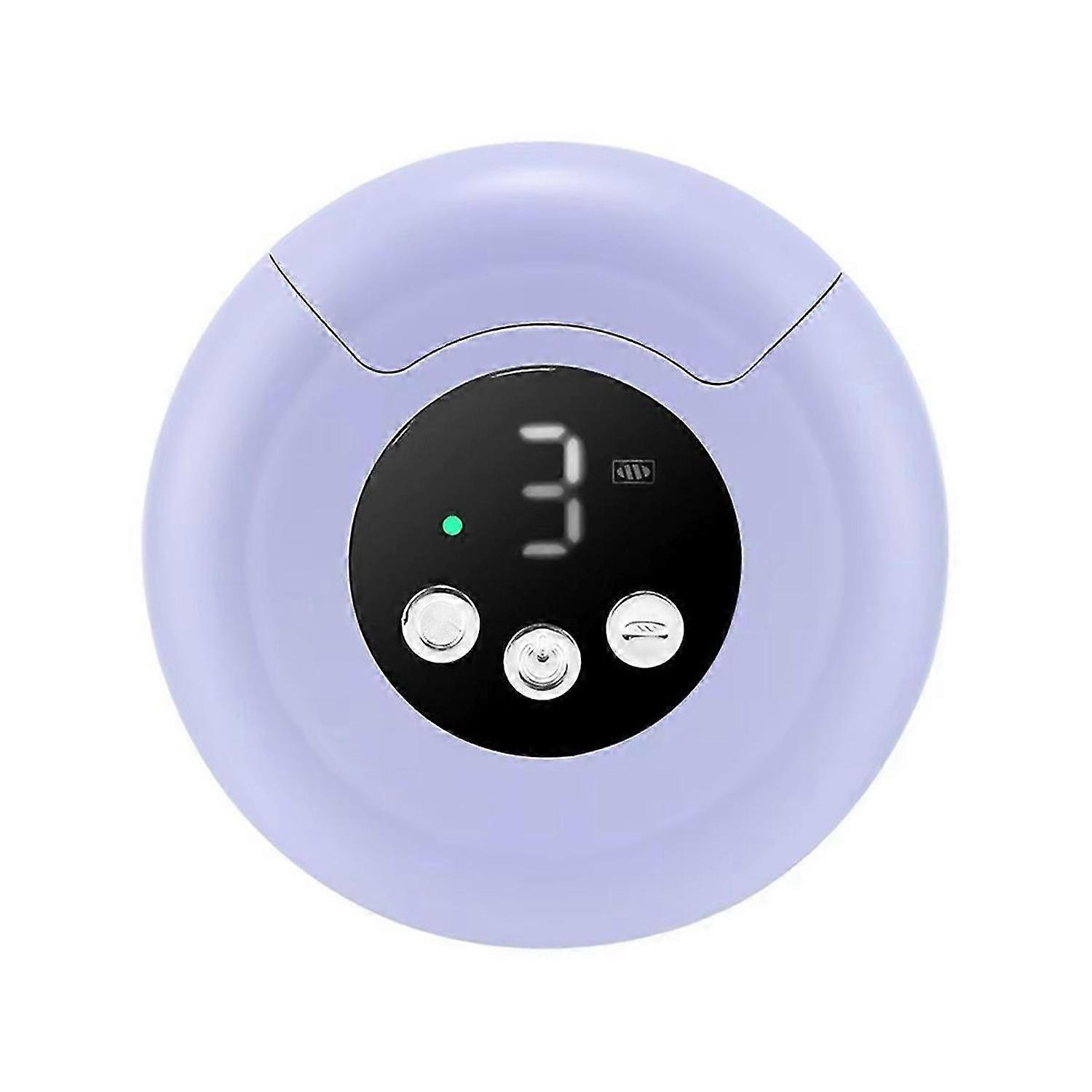 Electric Nail Clippers 360° Rotating Automatic Trimmer Puple