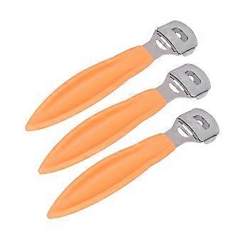 Beatifufu 3pcs Foot Callus Remover with Ergonomic NonSlip Handle for Professional Pedicure and Home Use
