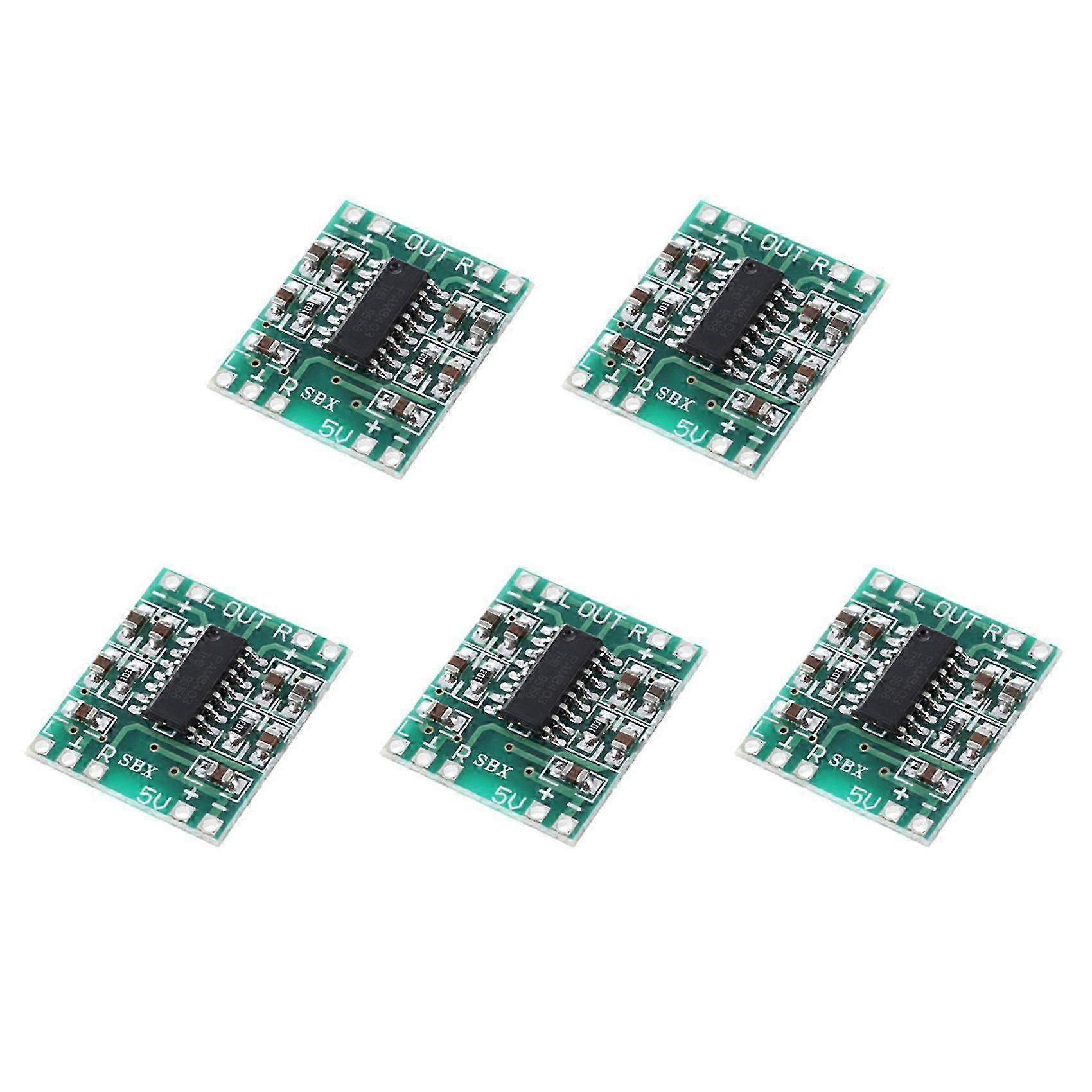 5X PAM8403 Audio Module USB DC 5V Class D Digital Amplifier Board LCD