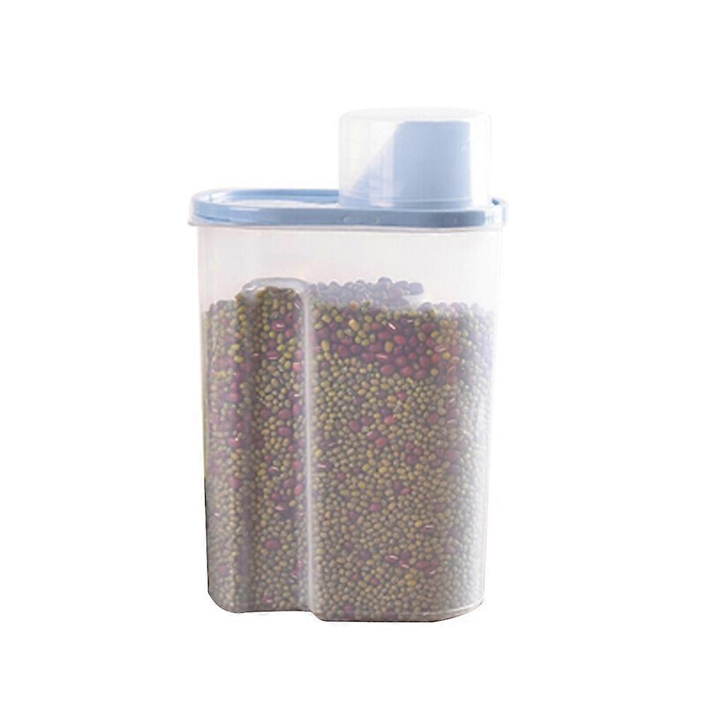 Plastic Grain Containers Sealed Can for Kitchen 2.5L Storage Pot