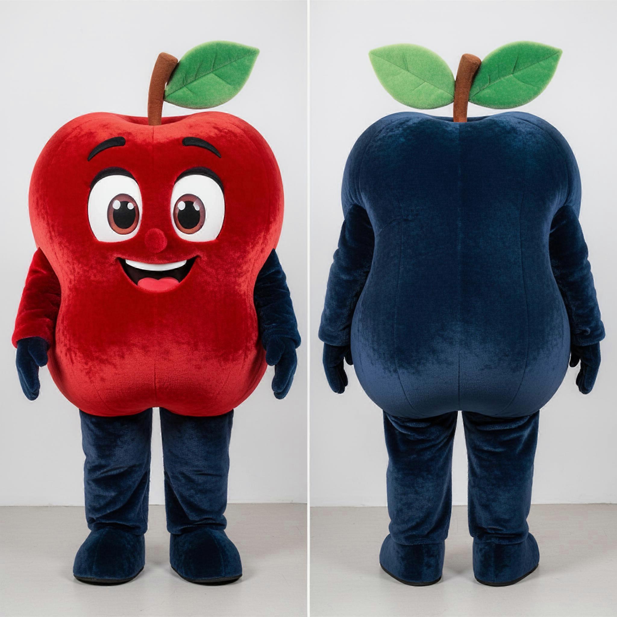 MASTICOT Navy Rounded Apple Mascot