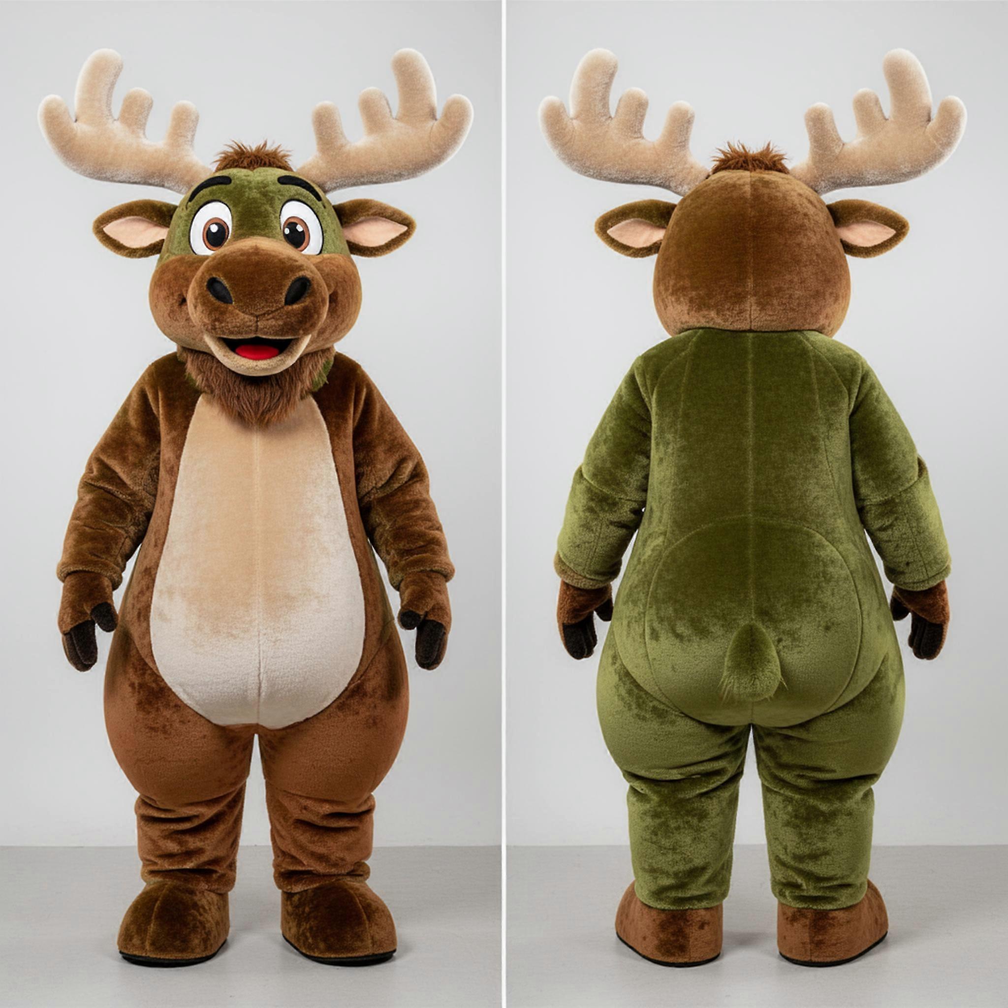 MASTICOT Olive Earthy Irish Elk Mascot