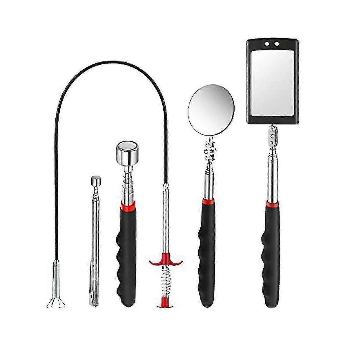 5pcs Telesco Tool Set Extendable Tool Bendable Telesco Sink Drains Kitch