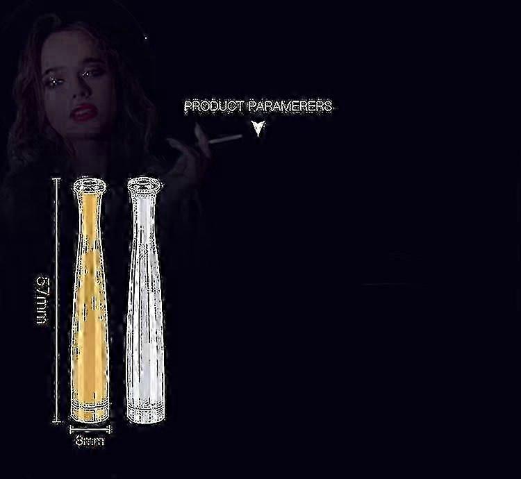 Tar Reducing Reusable Cigarette Filter 1pc, Washable for Regular Fine Cigarettes
