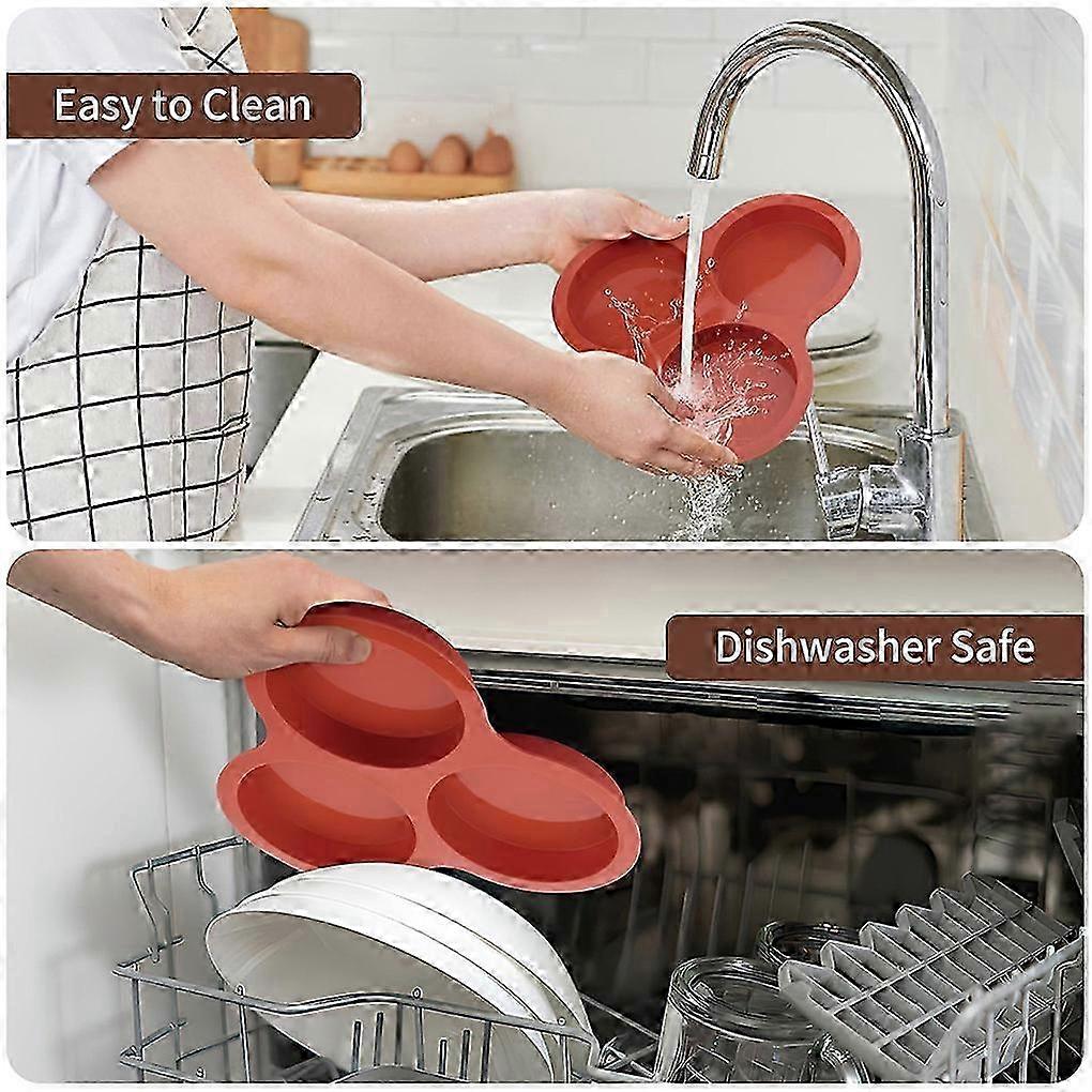 Baking Safe Silicone Egg Moulds Fold Compact