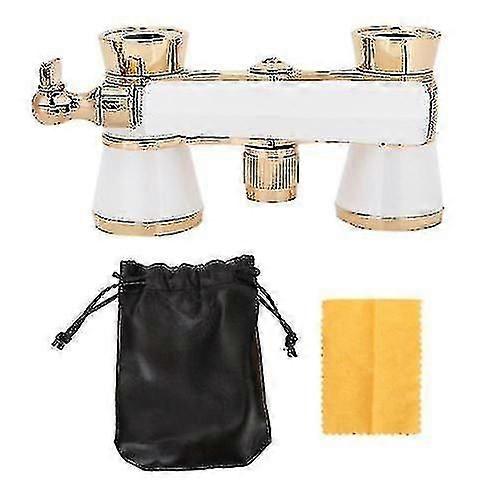 Binoculars Theater 3x25 White