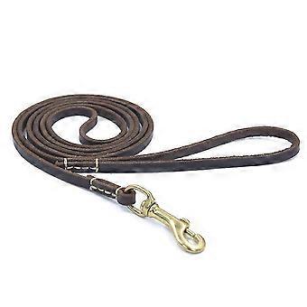 Laisse pour chien en cuir véritable résistant et imperméable