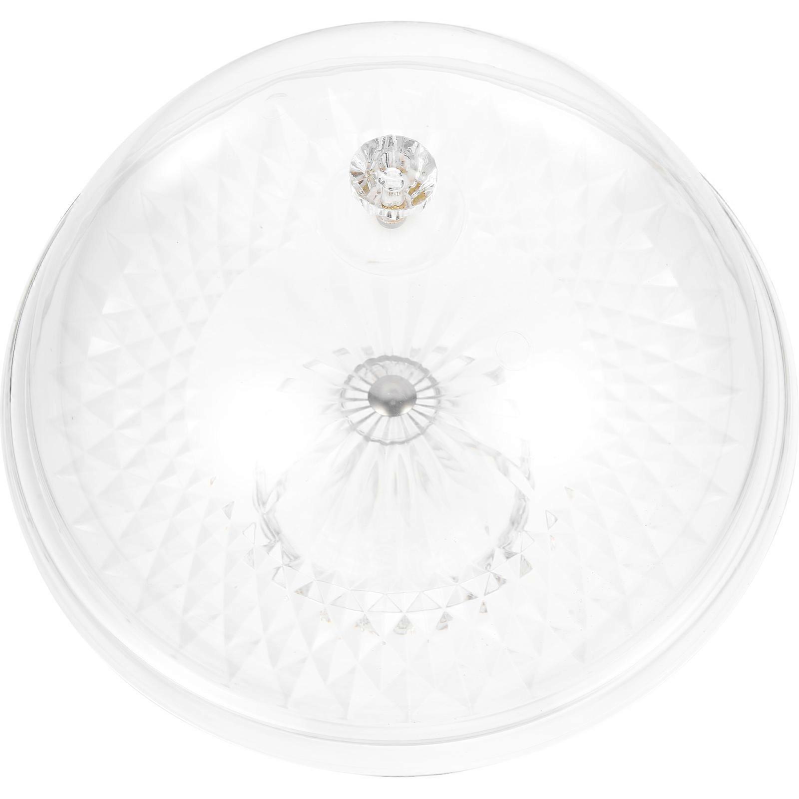 High Foot Tray for Storage Transparent Cake Serving Stand