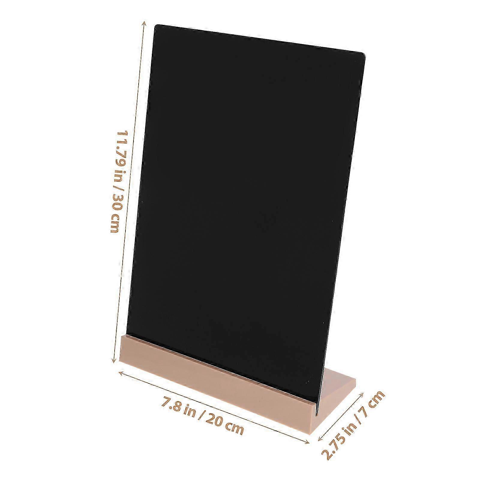 Message Blackboard Small Blackboard for Home 1Set Plastic with Base