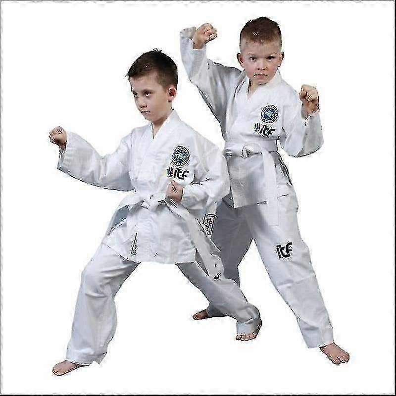 ten student itf tae kwon-do dobok