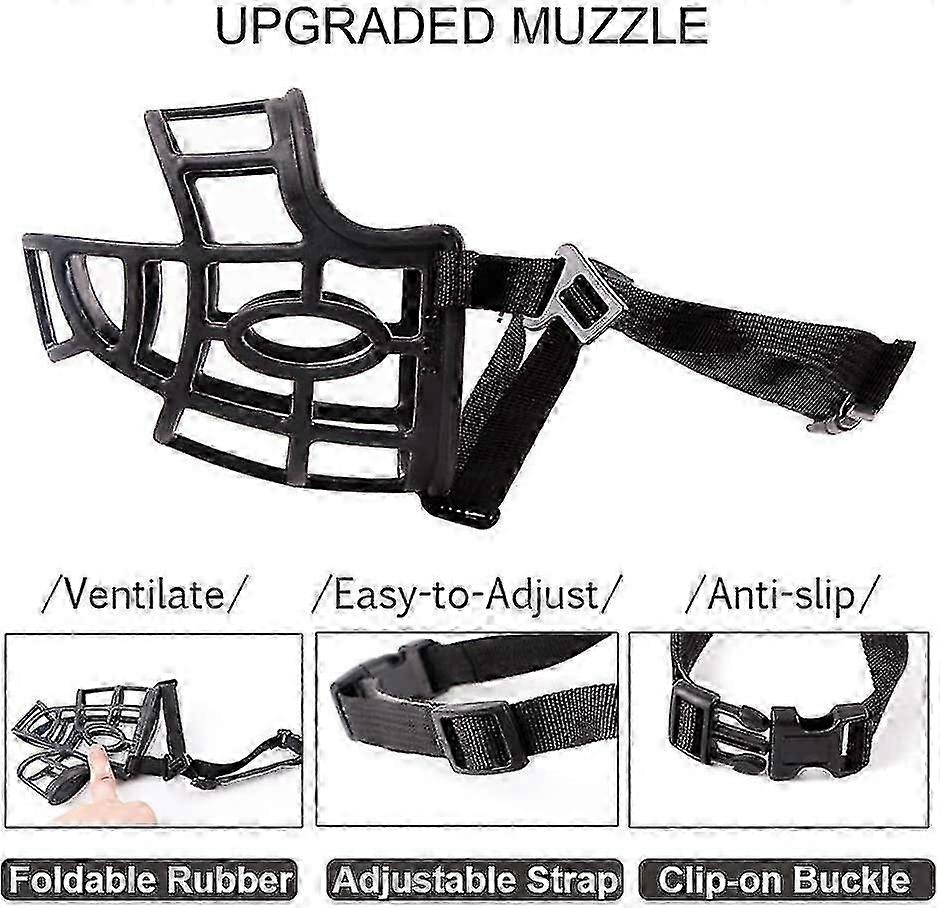 Breathable Basket Muzzles For Large Dogs,sizel
