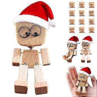 Handmade Wobble Man Christmas Doll
