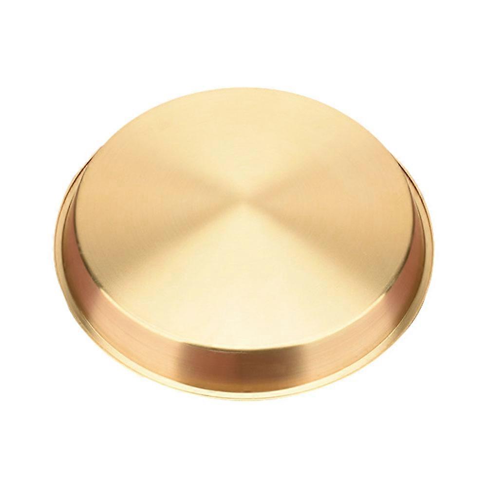 Copper Storage Tray for Food Serving 1Pcs Golden Kitchen Tableware