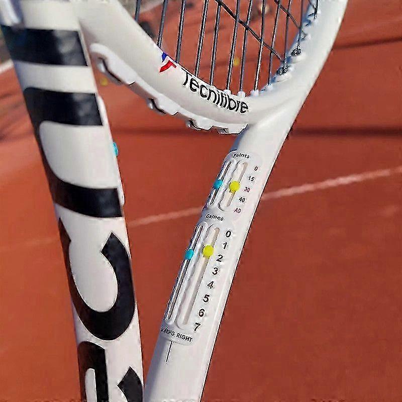White Manual Tennis Scorekeeper Set