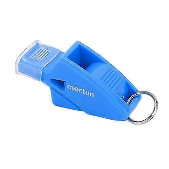 Crisp Sound Plastic Whistle Outdoor Basketball Whistle with Lanyard and Finger Clip